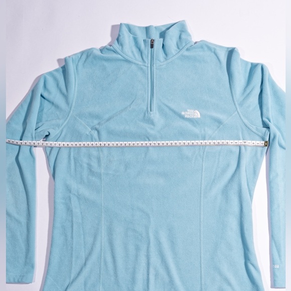 The North Face Women's turquoise Fleece Sweatshirt - Picture 4 of 7